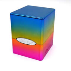 Ultra Pro Deck Box: Rainbow Finish Satin Cube