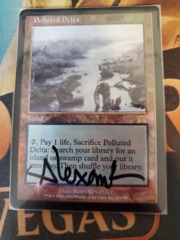 Polluted Delta FOIL (Signed by Artist in black) - Onslaught Near Mint