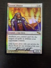 Leonin Abunas - SIGNED FOIL (black pen)
