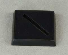Single 1inch Plastic Square Base