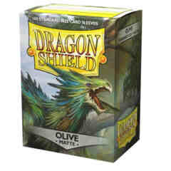 Dragon Shield Box of 100 in Matte Olive (OOP)