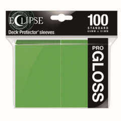 Ultra Pro Eclipse Gloss 100 count - Lime Green