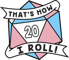 Foam Brain Games - That's How I Roll Pride Pin - Trans
