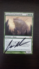Craterhoof Behemoth - Signed (black ink) - Avacyn Restored PL