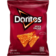 Doritos, Spicy Nacho Flavored, Tortilla Chips