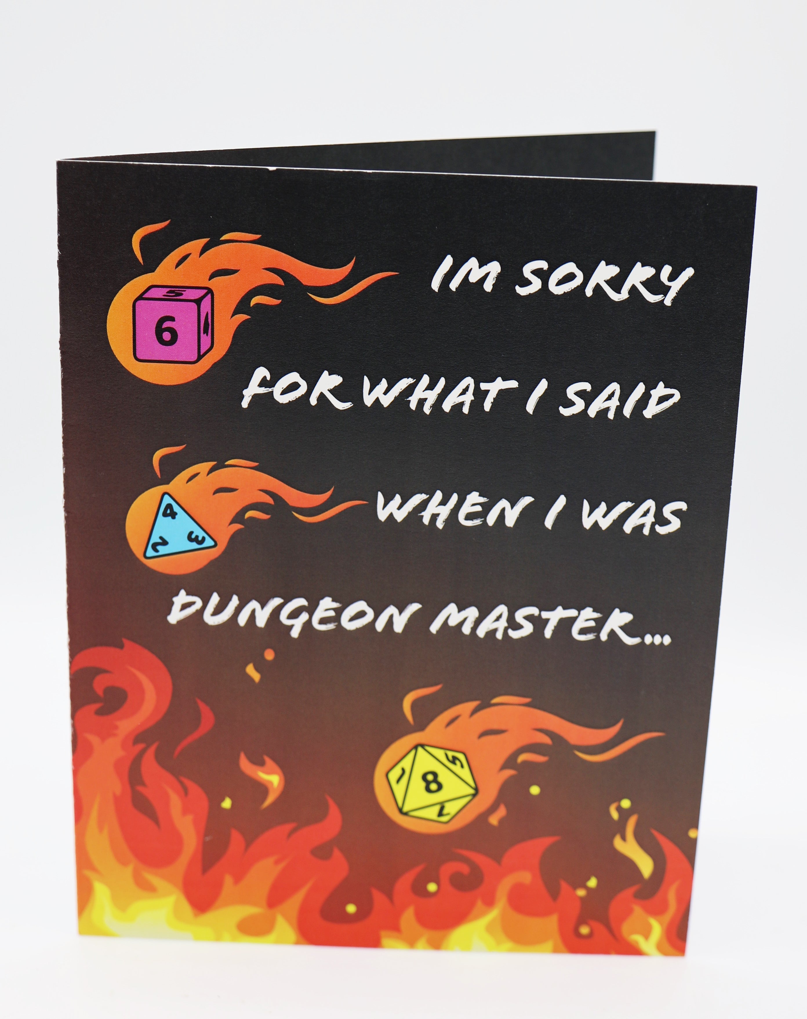 Foam Brain Games - Birthday Card - Fireball