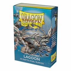 Dragon Shield Box of 60 Japanese Size (mini) in Dual Matte Lagoon