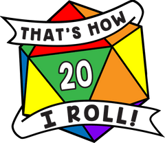 Foam Brain Games - That's How I Roll Pride Pin - Rainbow