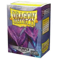 Dragon Shield Box of 100 in Non-Glare Purple Matte