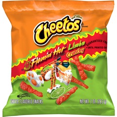 Cheetos Flamin Hot Limon Crunchy 1oz