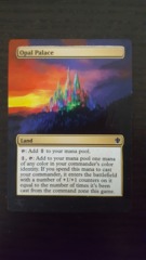 Opal Palace - Altered Art - Commander 2013 C13 Slight Play