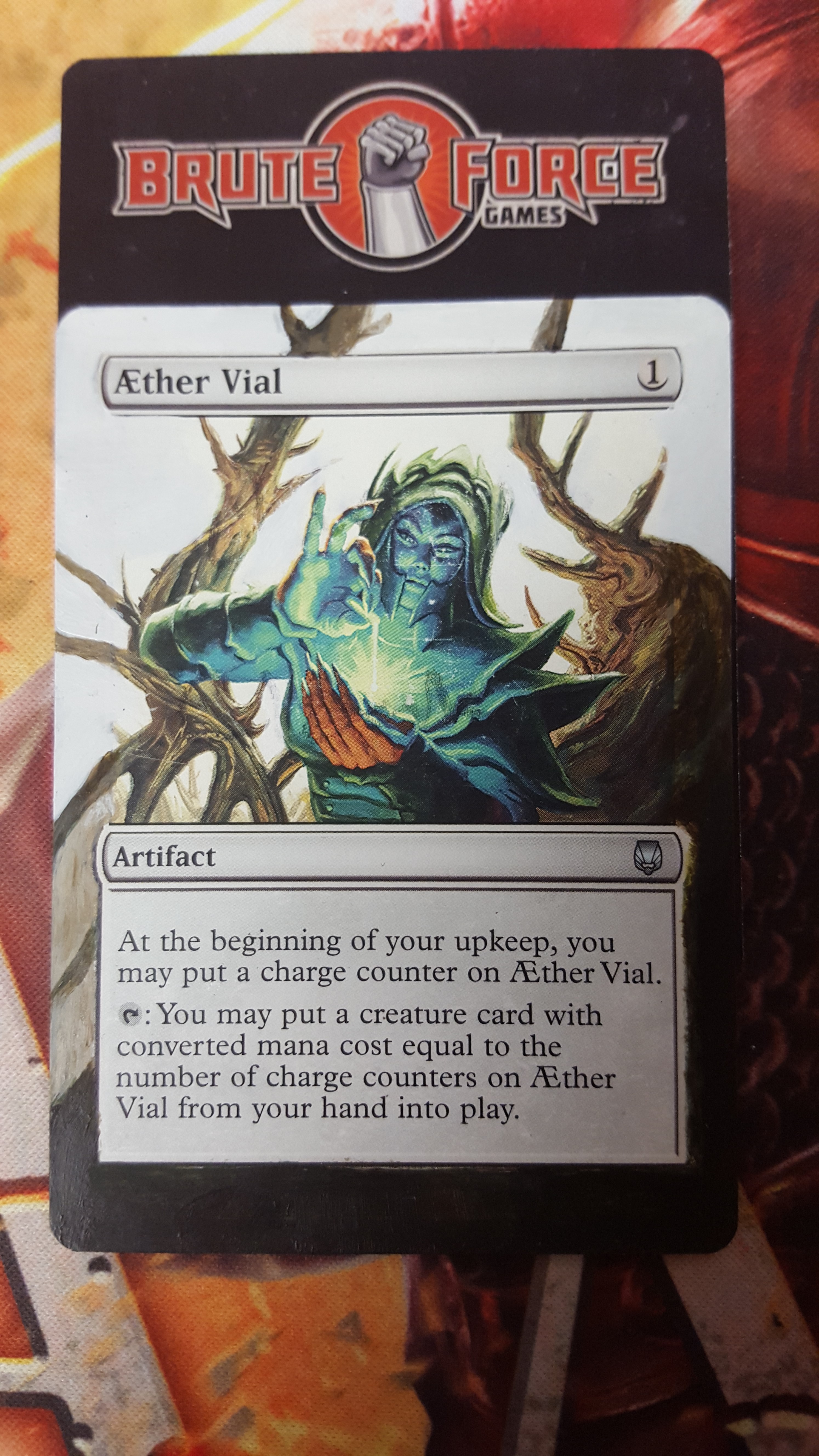Aether Vial - ALTERED ART -