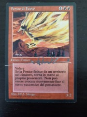 Firestorm Phoenix - SIGNED (silver ink) Italian Legends