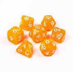7pc RPG Set - Elessia Essentials - Orange