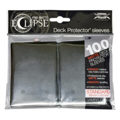 Ultra Pro: Eclipse Deck Protector Sleeves - Jet Black Standard 100CT UP85601