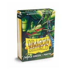 Dragon Shield Box of 60 Japanese Size (mini) in Dual Matte Apple Green