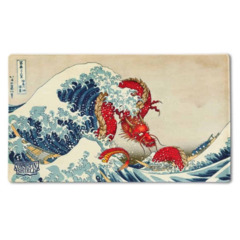 Dragon Shield Playmat - The Great Wave with Playmat Tube