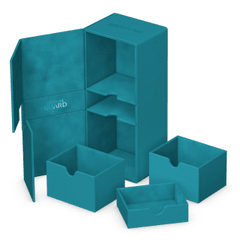 Ultimate Guard: Twin Flip'n'Tray Deck Case 266+ - Monocolor Petrol (BL)