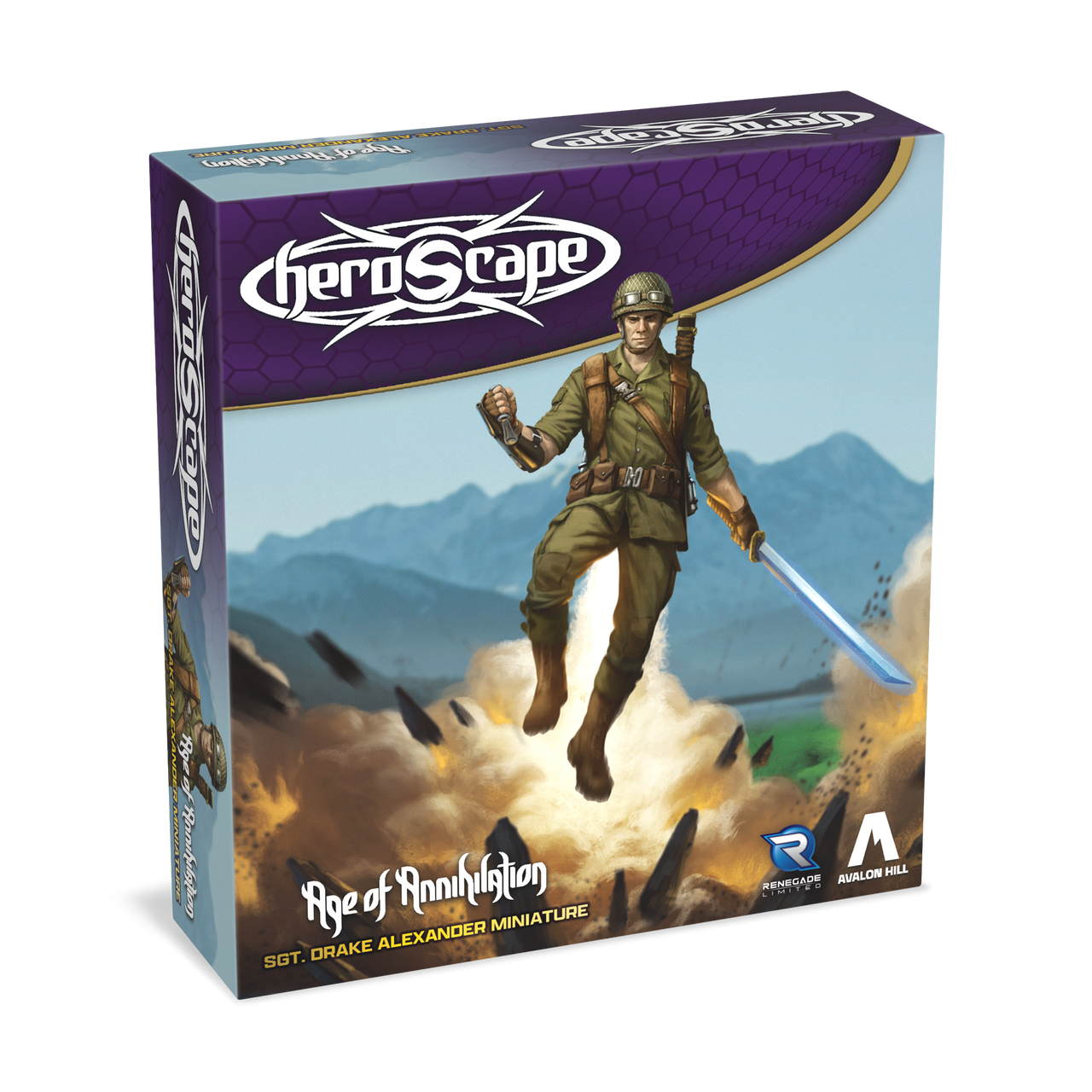 Heroscape: Sgt. Drake Alexander Miniature