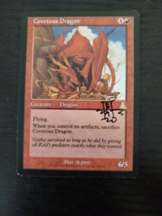 Covetous Dragon - SIGNED (black pen)