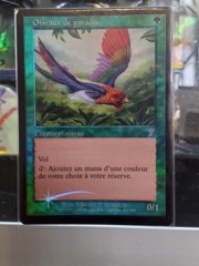 Birds of Paradise - French Foil - 7th Edition Slight Play
