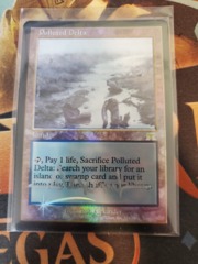 Polluted Delta FOIL (Signed by Artist in silver) - Onslaught Near Mint