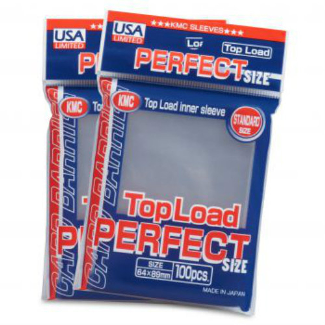 KMC Perfect Fit: Clear (100) Sleeves