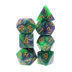 Foam Brain Games - Mermaid's Tail RPG Dice Set