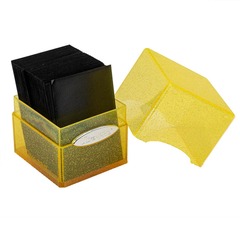 Ultra Pro: Satin Cube Glitter Yellow