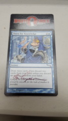 Thirst for Knowledge - SIGNED -