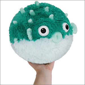 Mini Squishable Teal Pufferfish (7)