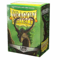 Dragon Shield Box of 100 in Matte Lime (OOP)