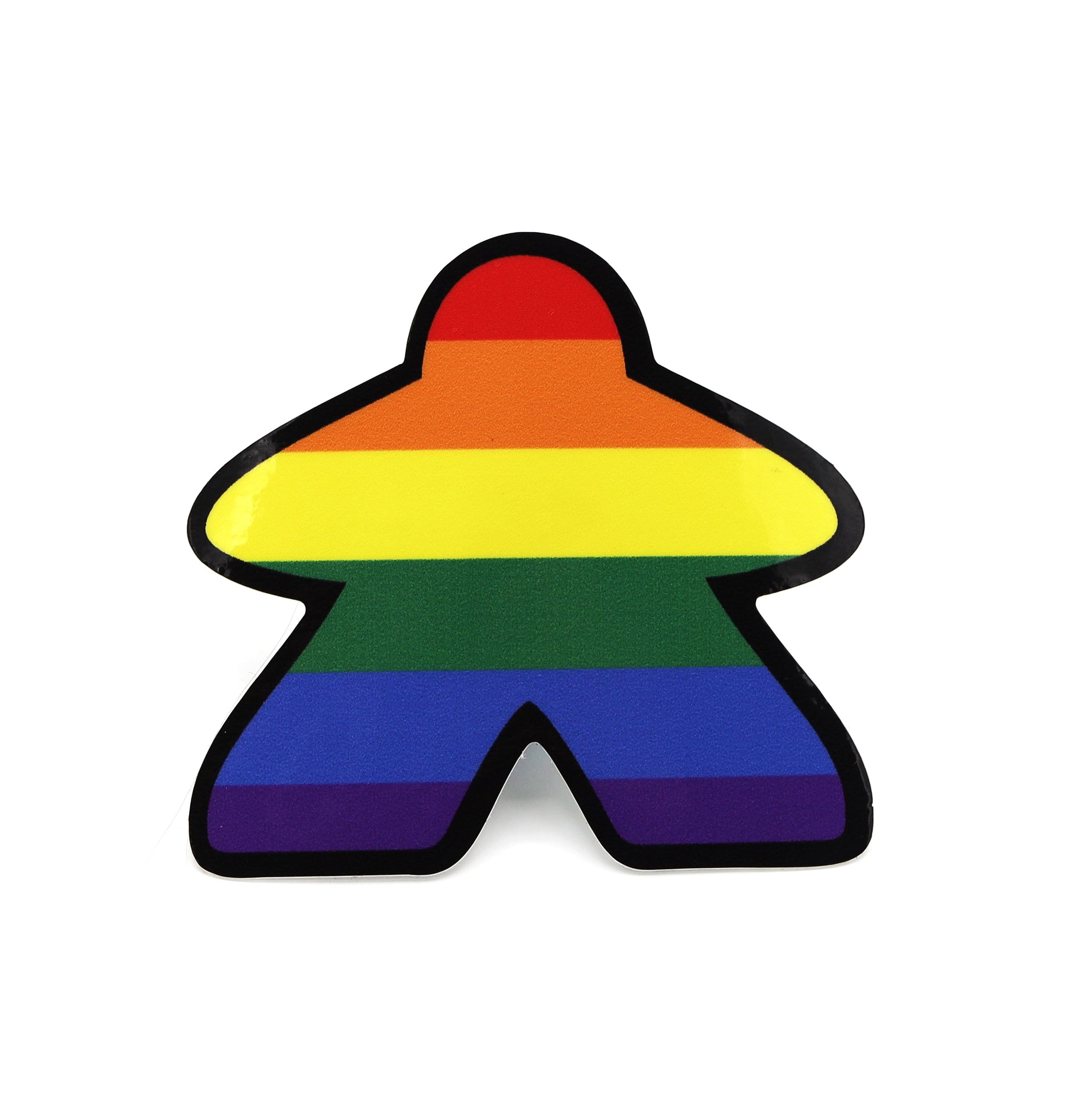 Foam Brain Games - Rainbow Meeple Sticker