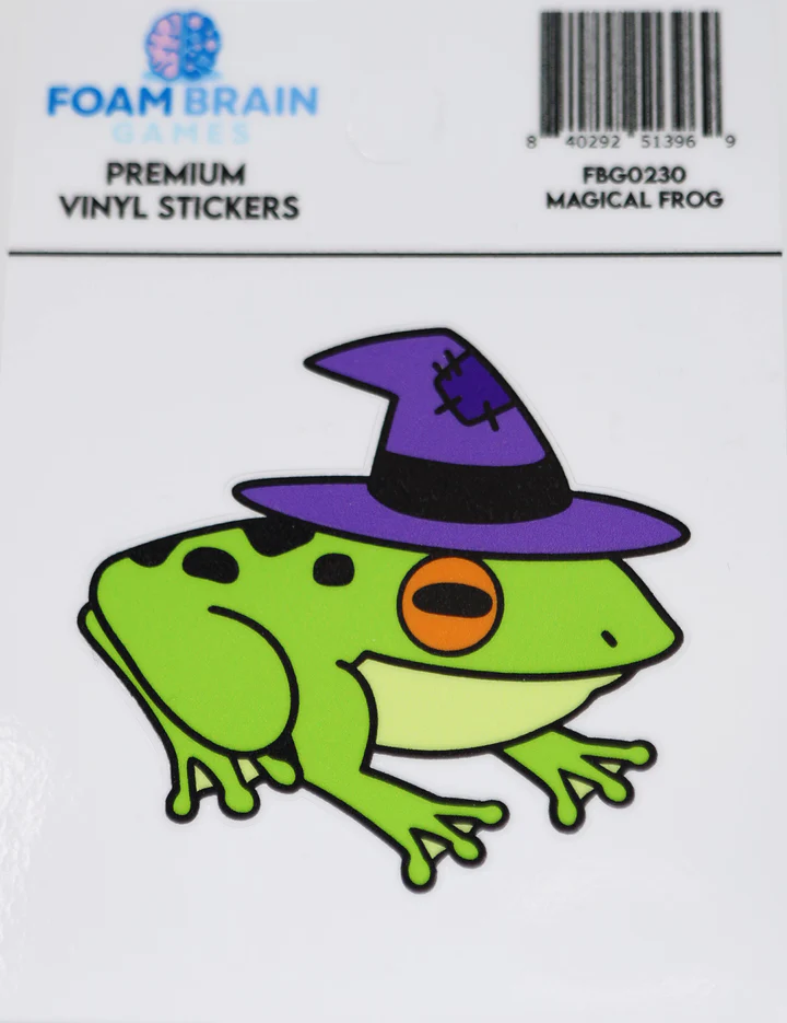 Foam Brain Games - Magical Frog Sticker