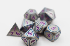Foam Brain Games - Digital Platinum Teal with Purple RPG Set