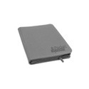 8 Pocket Quadrow Zipfolio Xenoskin Grey Binder
