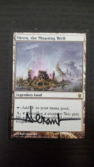 Miren, the Moaning Well - Signed (black ink) - SP Saviors of Kamigawa