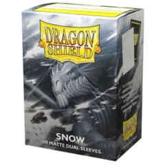 Dragon Shield Box of 100 in Dual Matte Snow