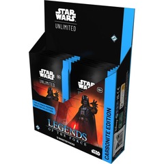 Star Wars: Unlimited - Legends of the Force: Carbonite Booster Box Display