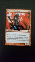 Magus of the Moon - Altered Art and signed - Future Sight Slight Play