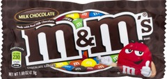 M&M Milk Chocolate Candy MNM