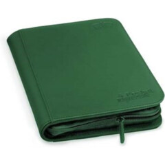 4 Pocket Zipfolio Xenoskin Green Binder (120 count)