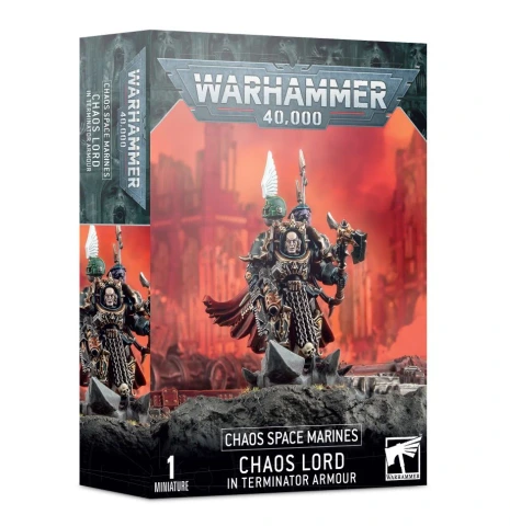 Chaos Space Marines: Sorcerer Lord in Terminator Armour // Chaos Lord in Terminator Armour (SL: 2)