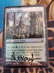 Temple Garden Ravnica Signed by artist