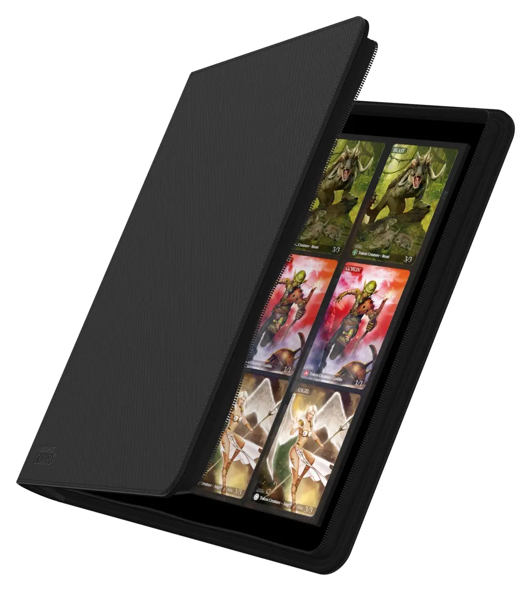 Ultimate Guard Binder - Zipfolio 480 24-Pocket Xenoskin - Black