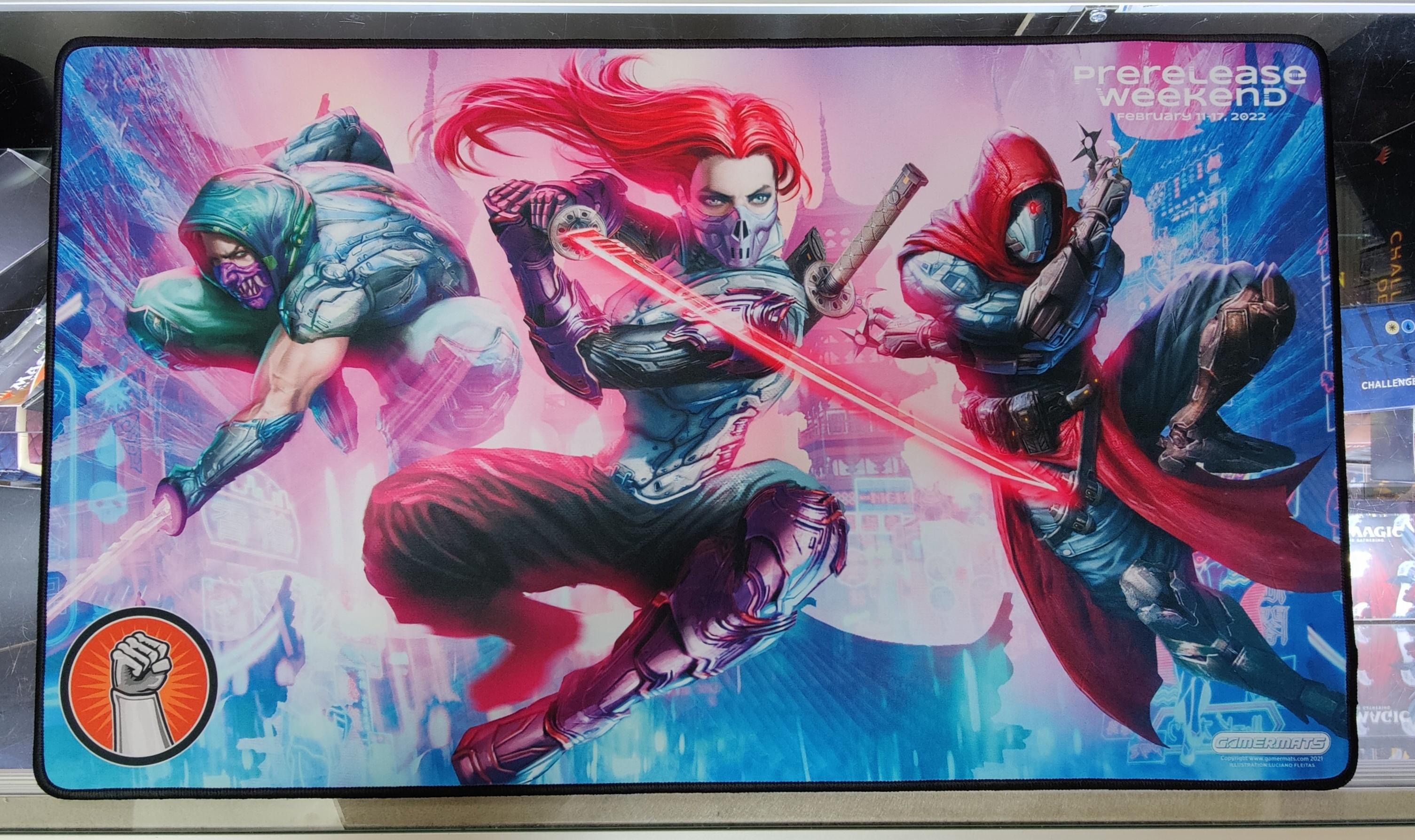 Kamigawa: Neon Dynasty exclusive prerelease playmat