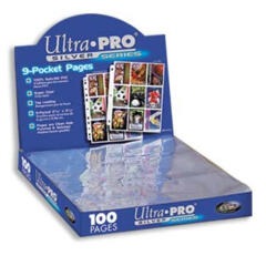 Ultra Pro Pages - 9 pocket silver 10 sheets