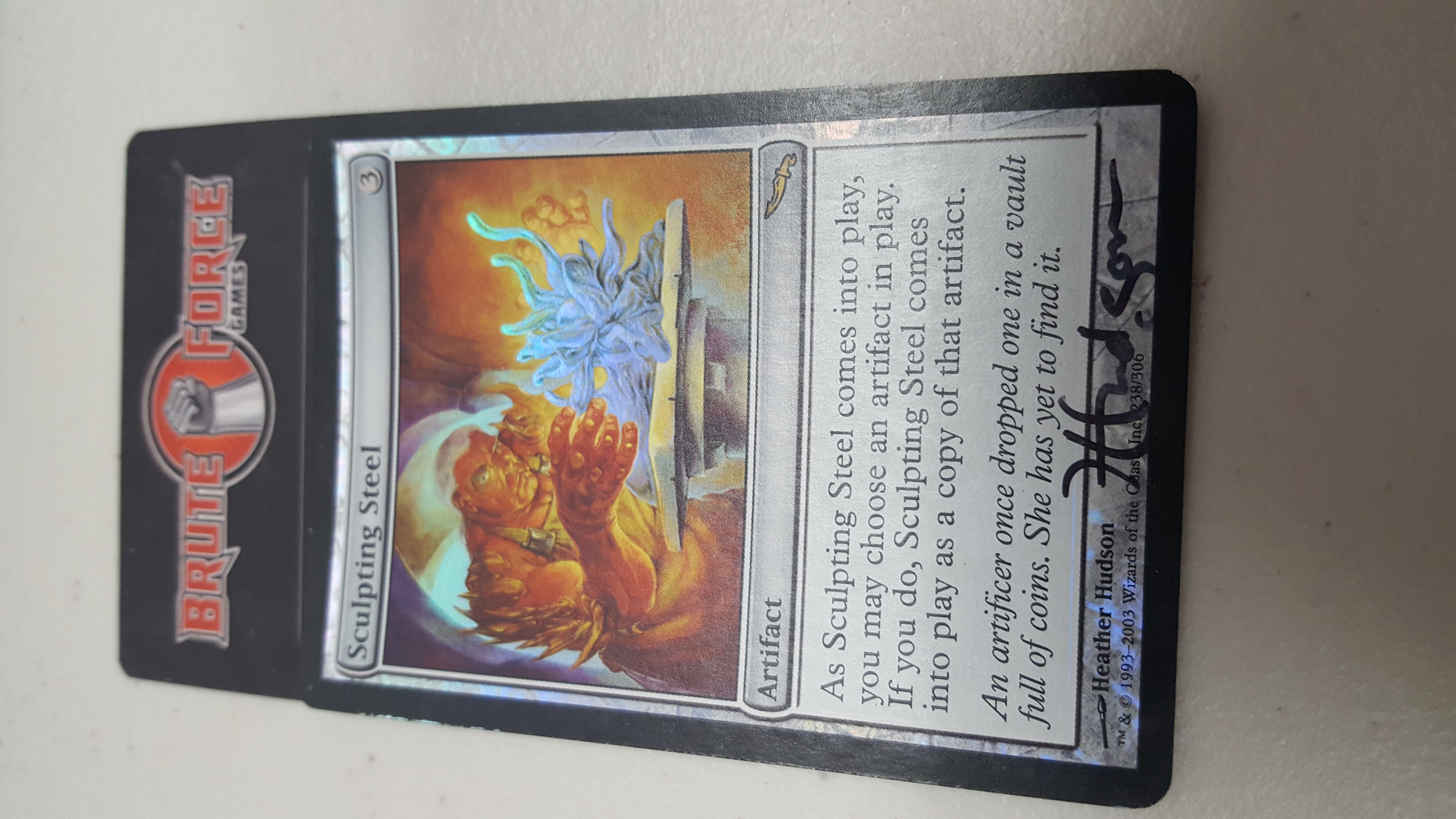 Sculpting Steel FOIL - SIGNED -