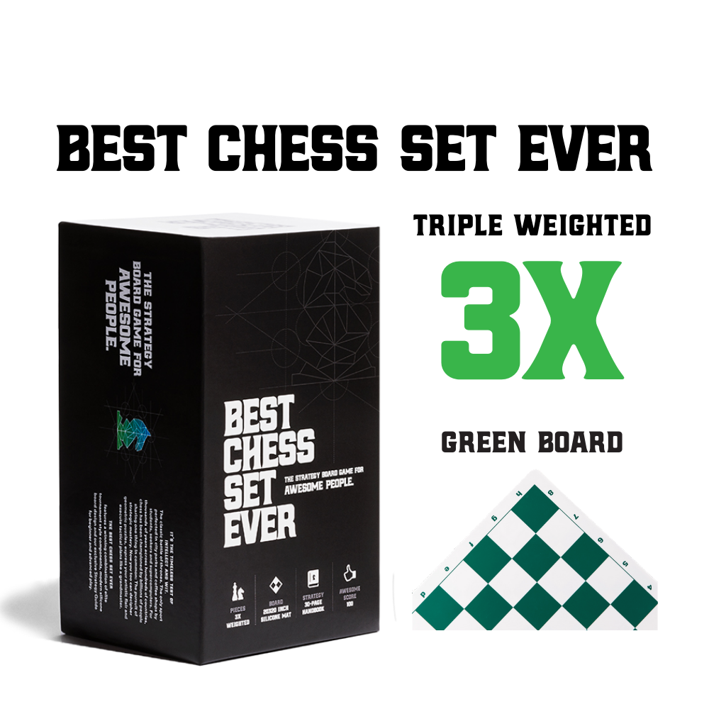 Best Chess Set Ever Greeen Silicone Mat