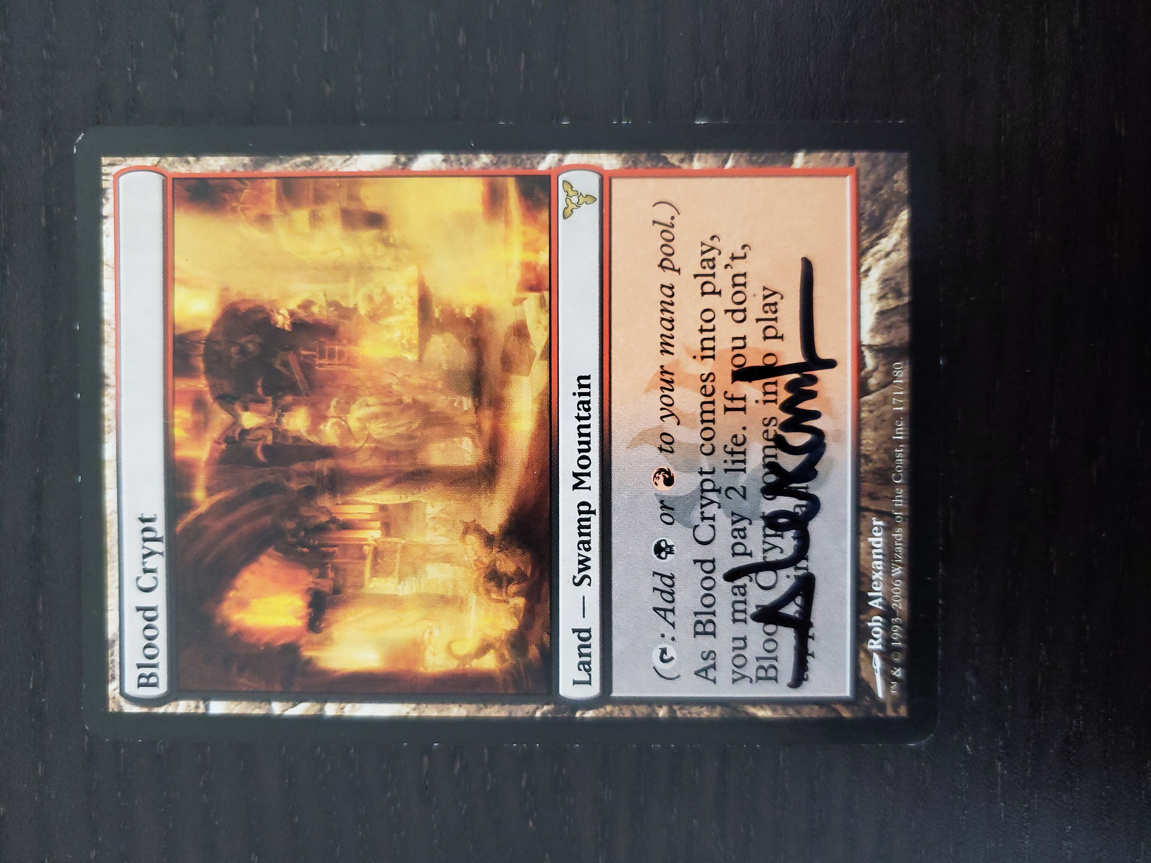Blood Crypt - SIGNED (Black sharpie)